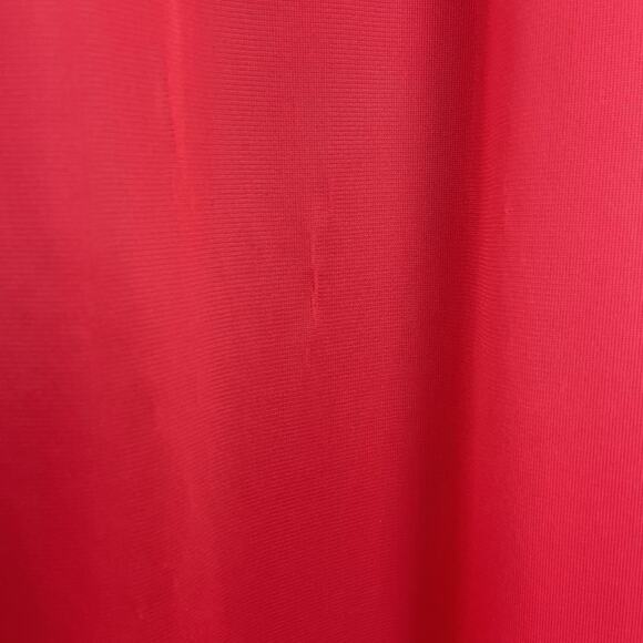 Vintage 70s Red Nylon Chiffon & Lace Trim Maxi Babydoll Nightgown Women’s Size M - Picture 9 of 10